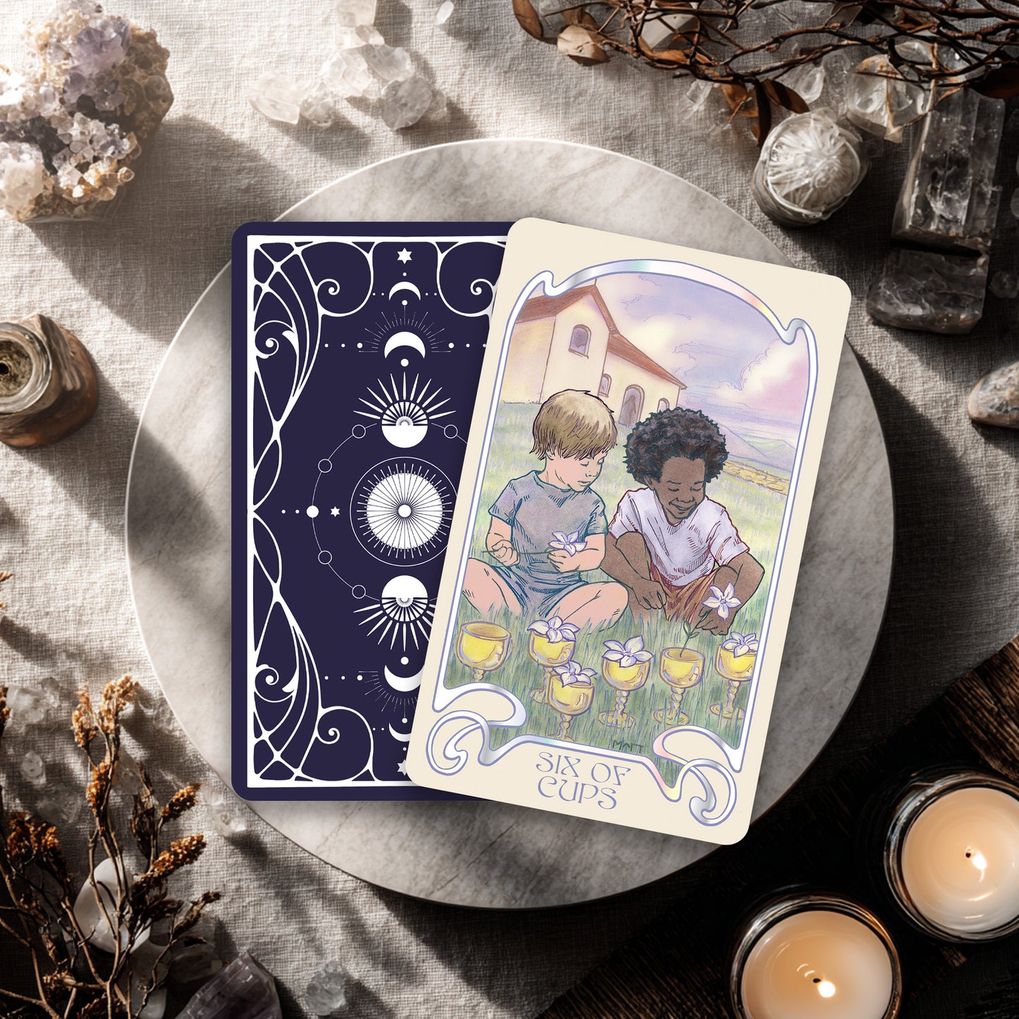 Ethereal Visions Tarot Luna Edition- 80 Cards and Guidebook