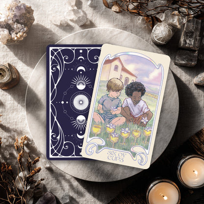 Ethereal Visions Tarot Luna Edition- 80 Cards and Guidebook