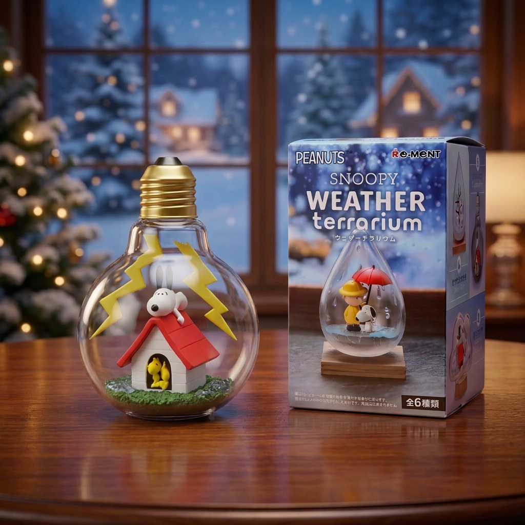Re-ment SNOOPY WEATHER terrarium collection