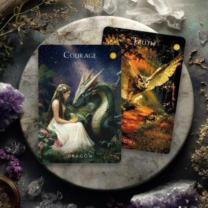 The Mystical Garden Oracle Deck & Guidebook