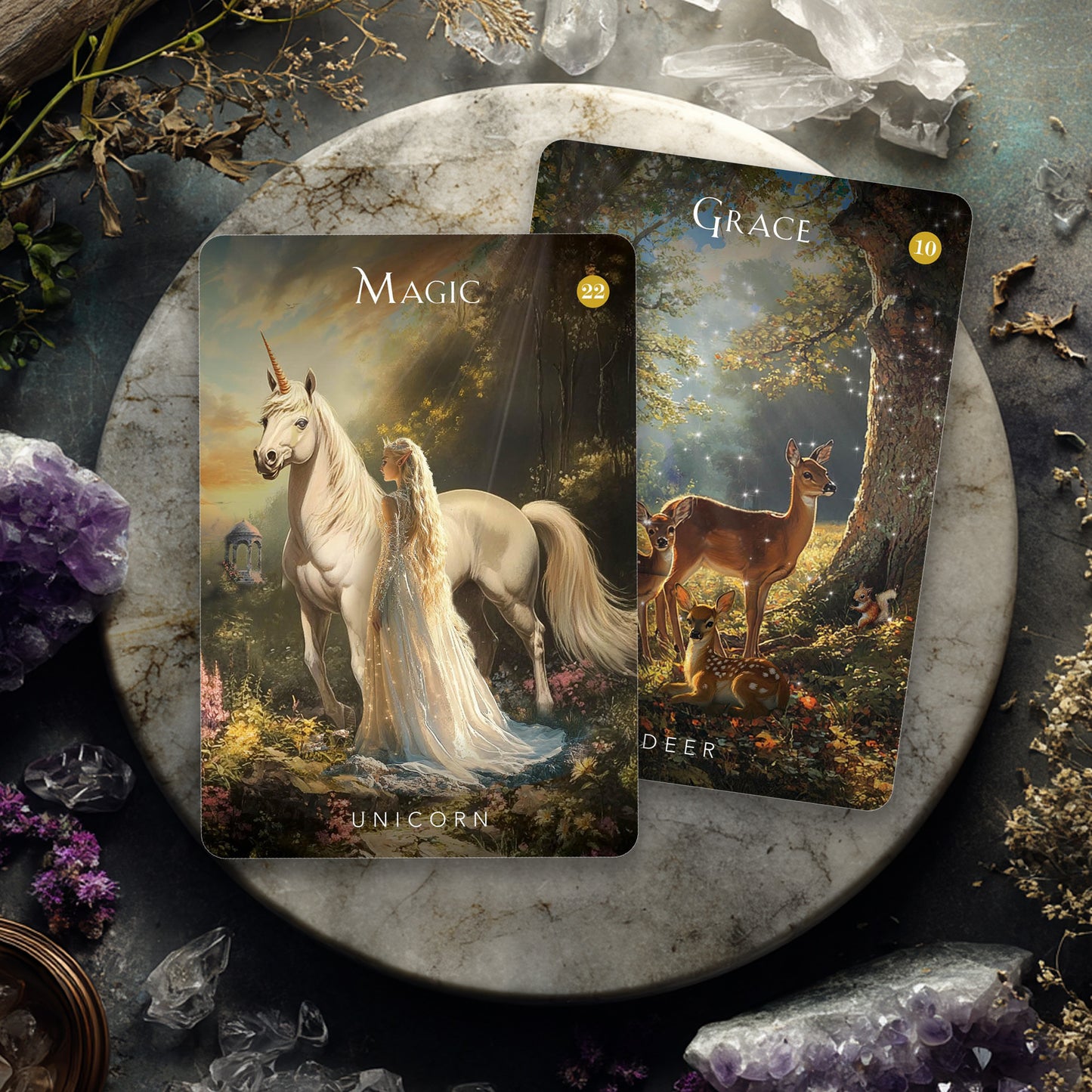 The Mystical Garden Oracle Deck & Guidebook