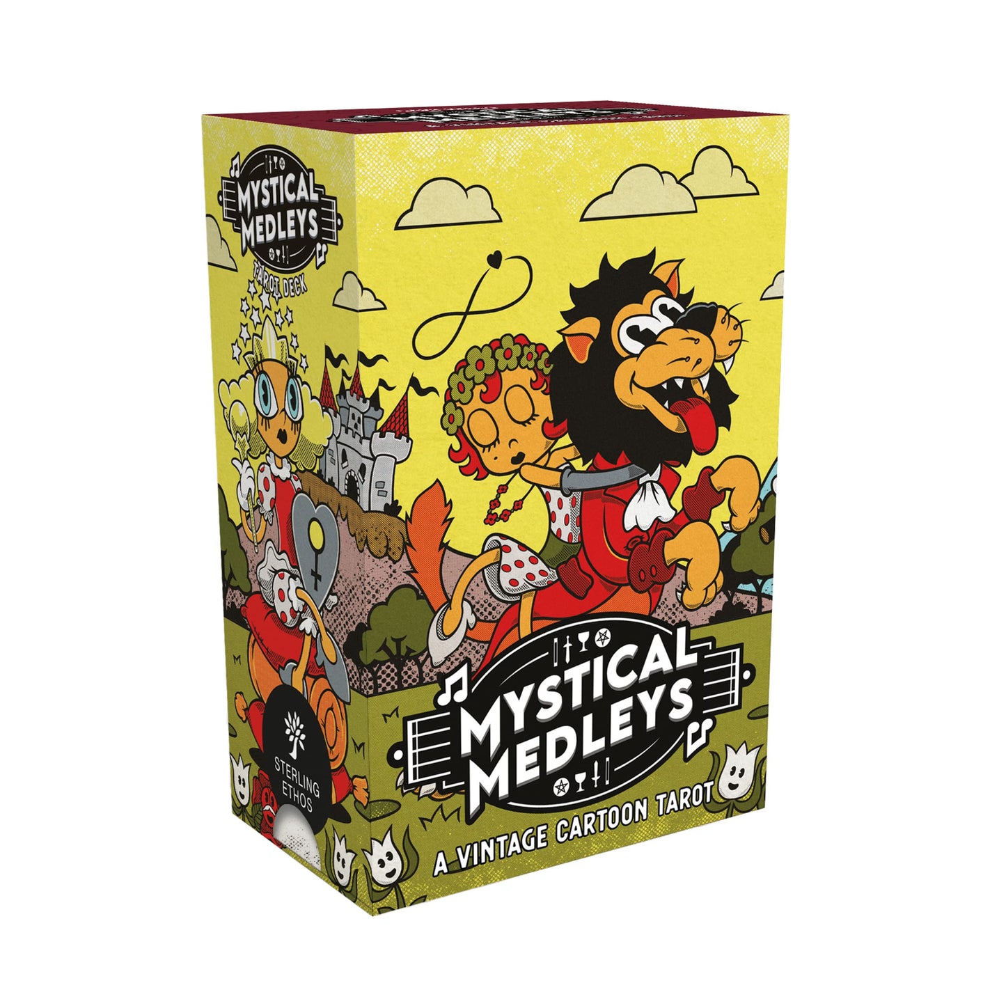 Mystical Medleys: A Vintage Cartoon Tarot; 78 Tarot Cards & Guidebook