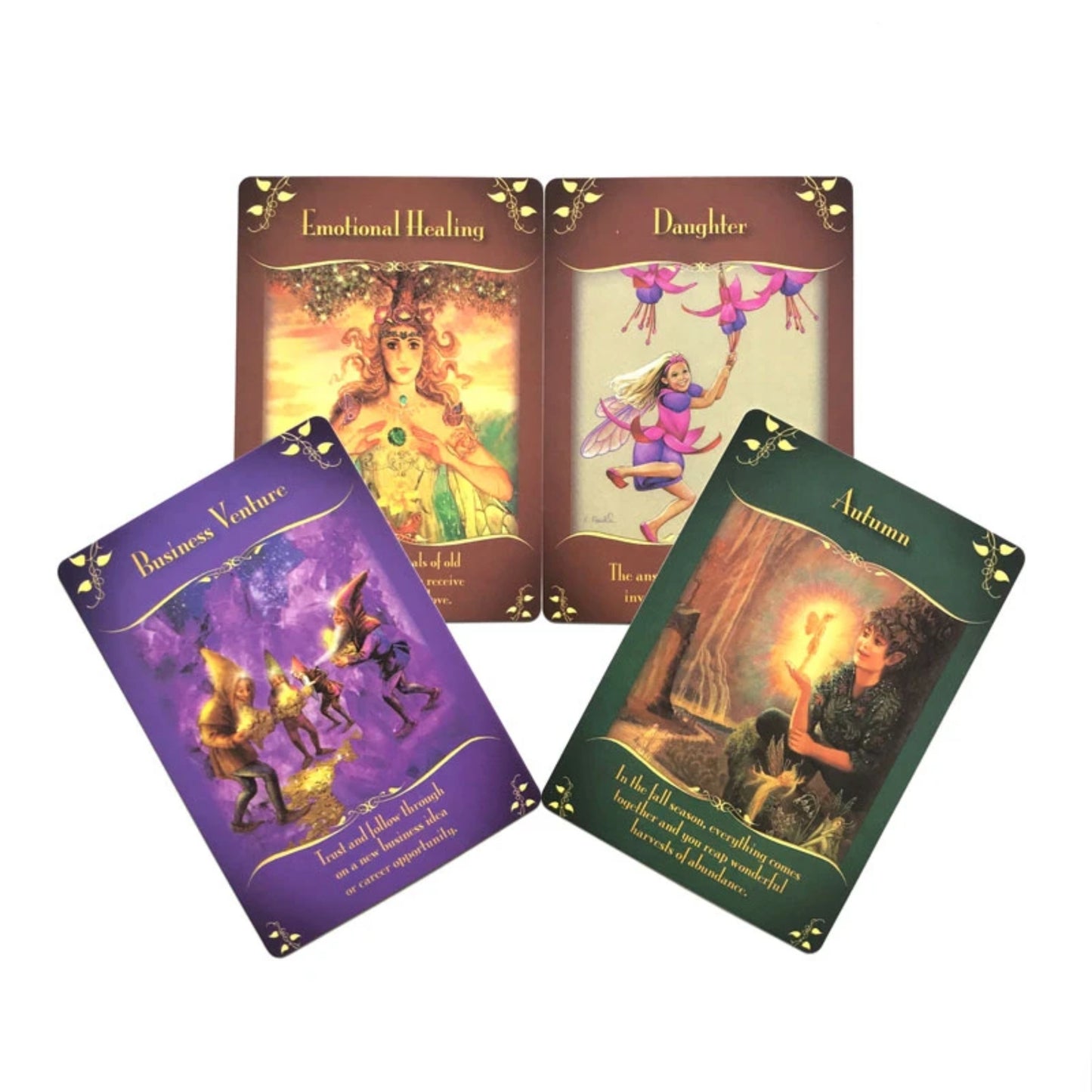 Magical Messages from the Fairies Oracle: 44 Oracle Cards & pdf guidebook - Doreen Virtue (small reprint version)