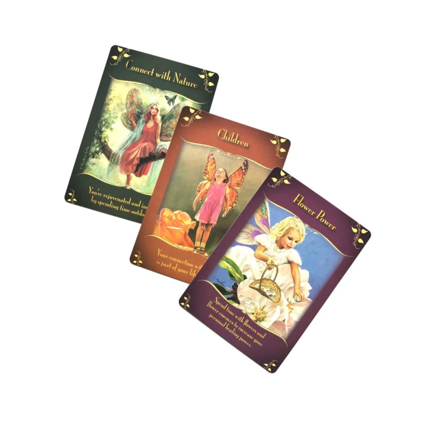 Magical Messages from the Fairies Oracle: 44 Oracle Cards & pdf guidebook - Doreen Virtue (small reprint version)