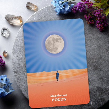 Moonology Messages Oracle - 48 Card Deck & Guidebook | Moon Energy, Manifestation & Spiritual Guidance