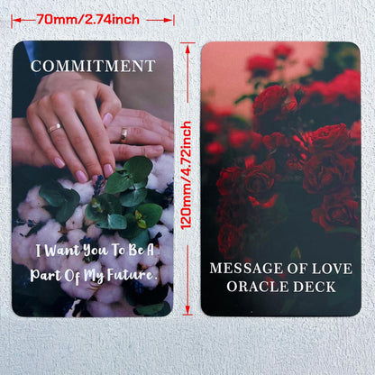 Message of Love Oracle Deck: 54 Oracle Cards for twin flame reading, love reading, relationship reading