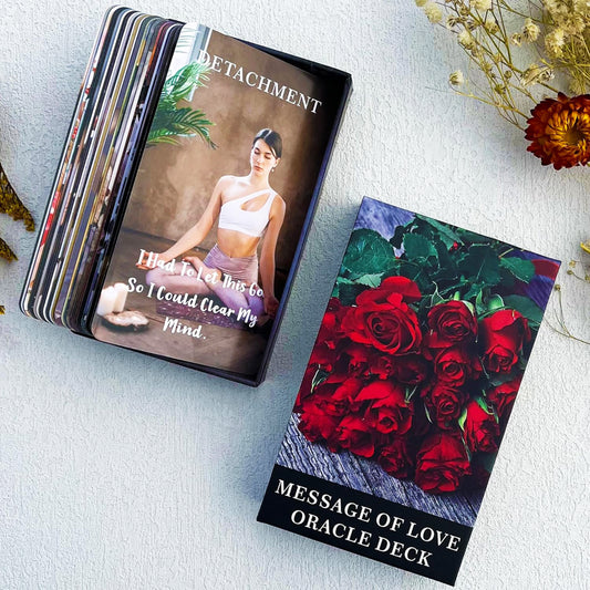 Message of Love Oracle Deck: 54 Oracle Cards for twin flame reading, love reading, relationship reading