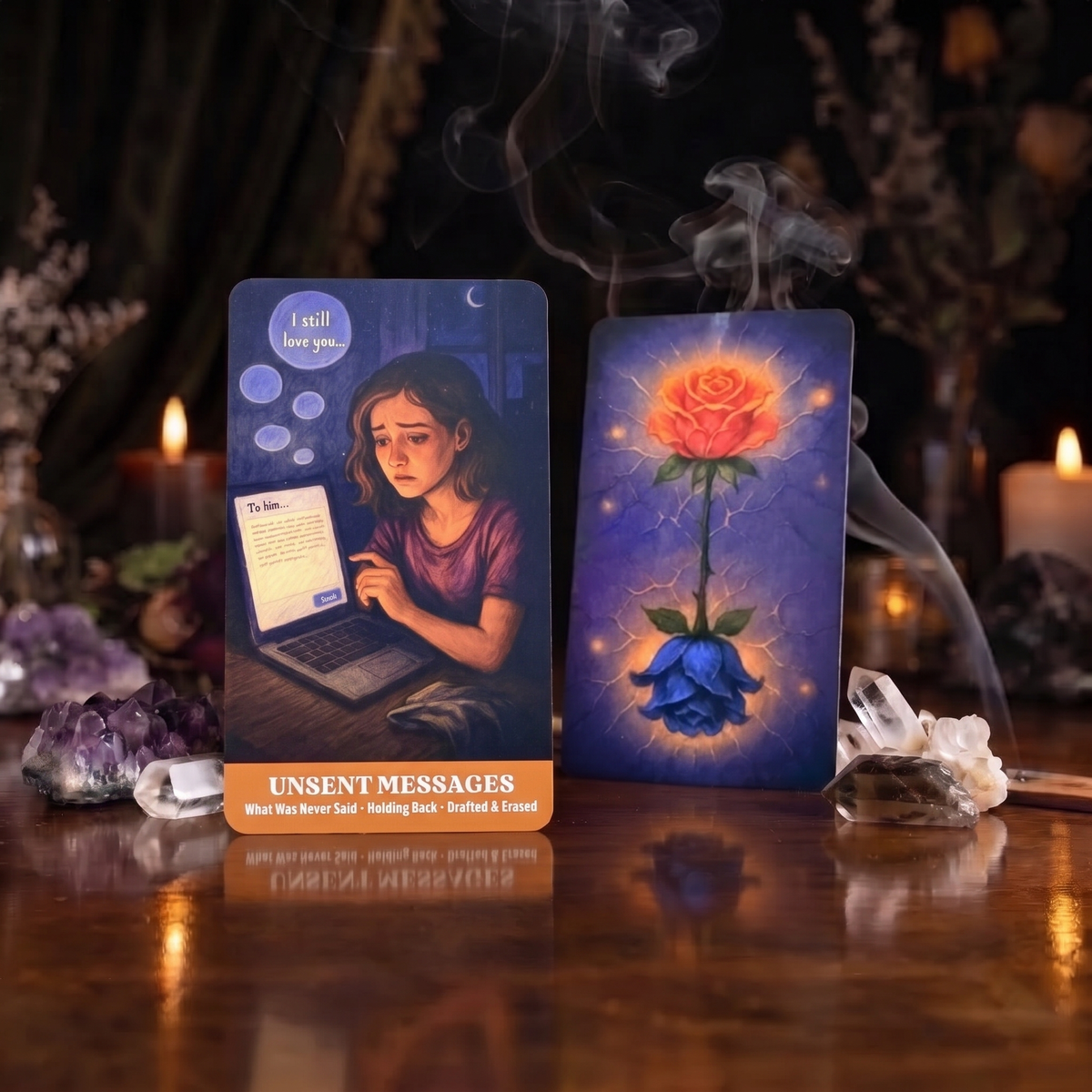 Messy Truth Oracle - 54 Intuitive Card Deck, Uncover Love Situations