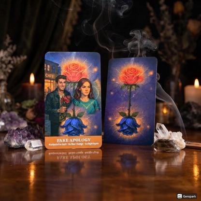 Messy Truth Oracle - 54 Intuitive Card Deck, Uncover Love Situations