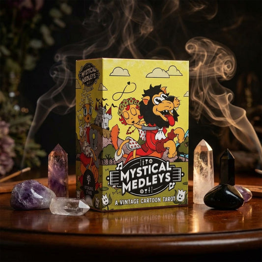 Mystical Medleys: A Vintage Cartoon Tarot Deck & Guidebook