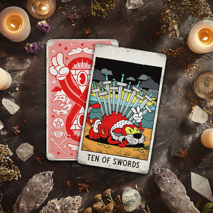Mystical Medleys: A Vintage Cartoon Tarot Deck & Guidebook