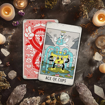Mystical Medleys: A Vintage Cartoon Tarot Deck & Guidebook