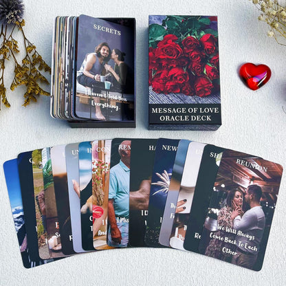 Message of Love Oracle Deck: 54 Oracle Cards for twin flame reading, love reading, relationship reading