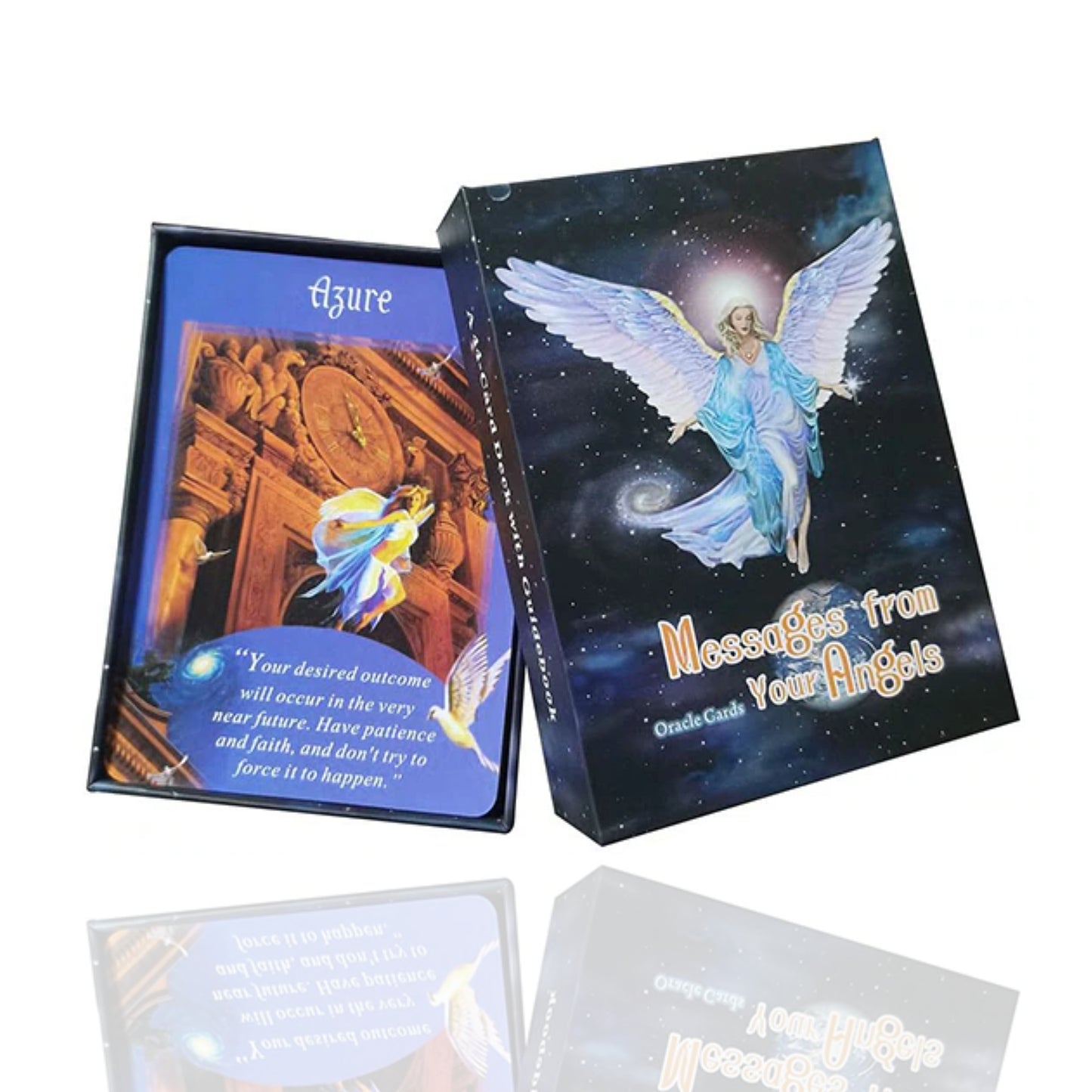 Messages From Your Angels Oracle Deck: 44 Oracle Cards & Guidebook by Doreen Virtue