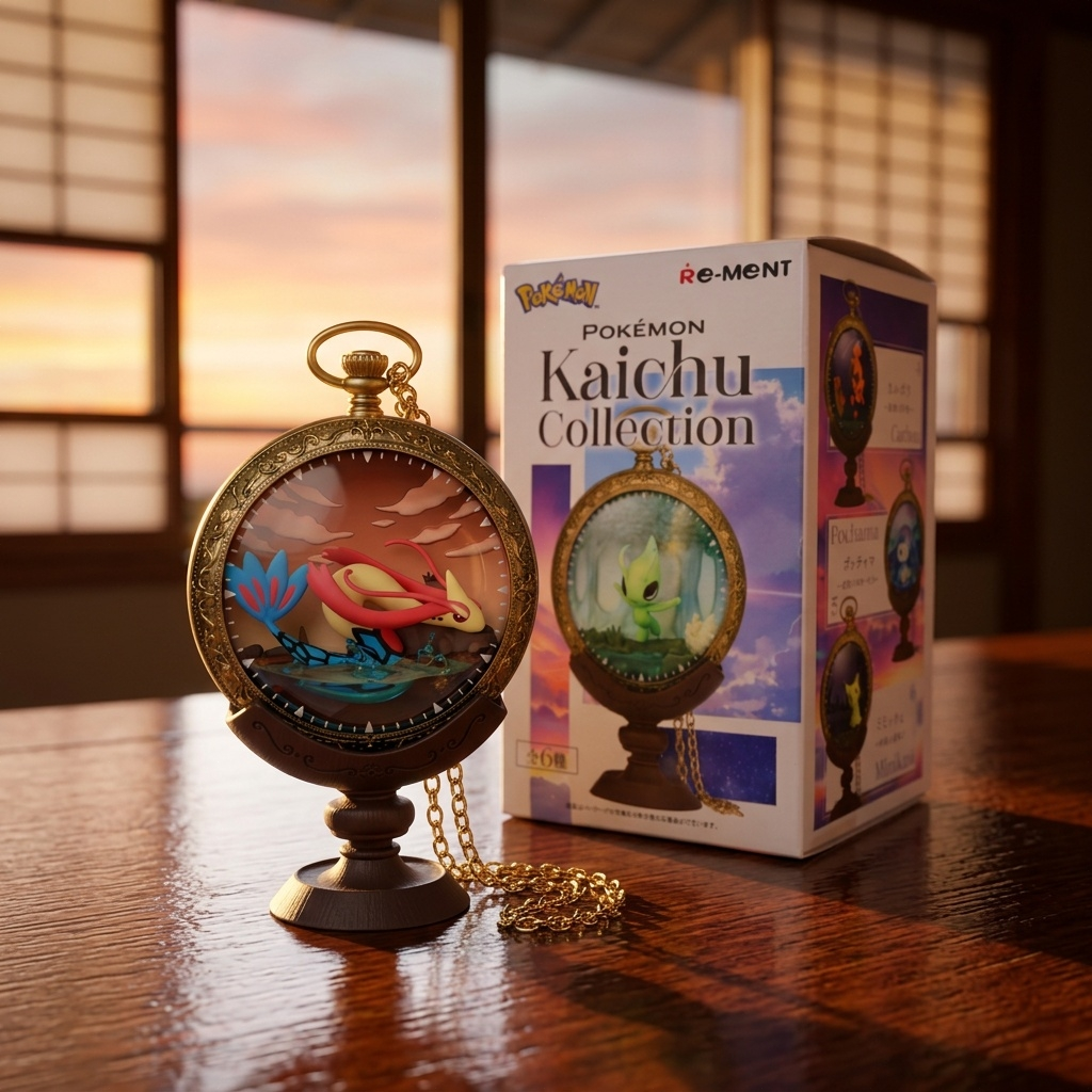 Re-ment Pokemon Kaichu Collection Pocket watch inspired collectibles