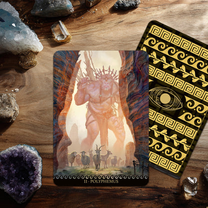 Odyssey Oracle: 36 Oracle Card Deck, each card depicts an episode from the Odyssey