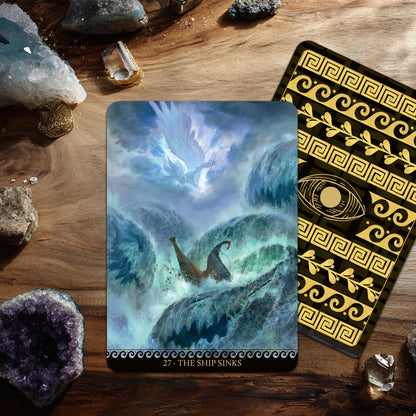 Odyssey Oracle: 36 Oracle Card Deck, each card depicts an episode from the Odyssey