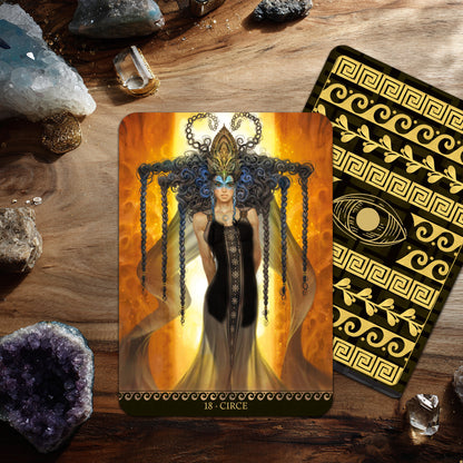 Odyssey Oracle: 36 Oracle Card Deck, each card depicts an episode from the Odyssey