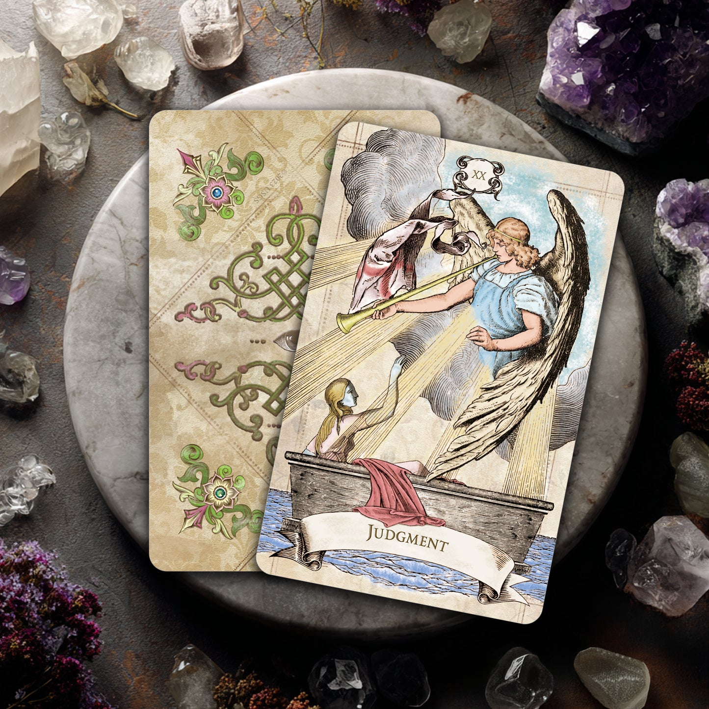 Old Style Tarot Deck & Book Set: Vintage Charm, Traditional Symbolism
