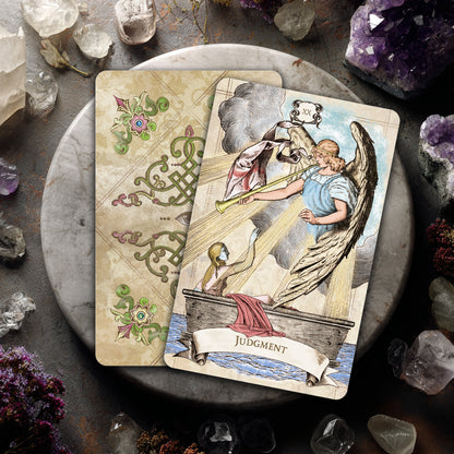 Old Style Tarot Deck & Book Set: Vintage Charm, Traditional Symbolism