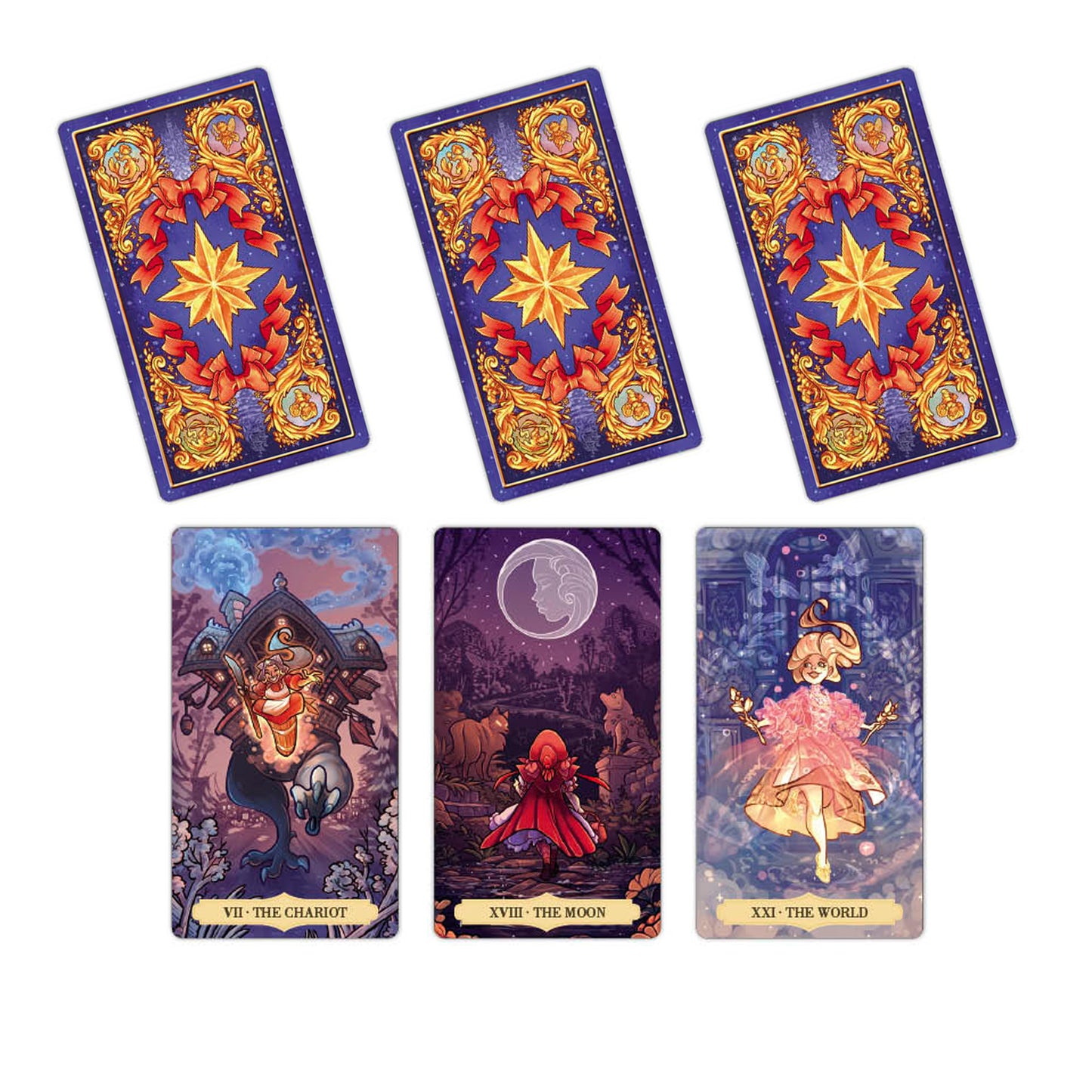 Once Upon a Time Tarot Deck: 80 Tarot Card Deck & Guidebook