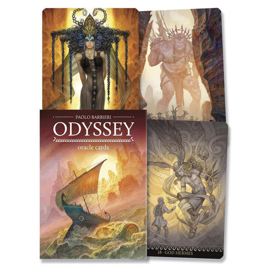 Odyssey Oracle: 36 Oracle Card Deck, each card depicts an episode from the Odyssey