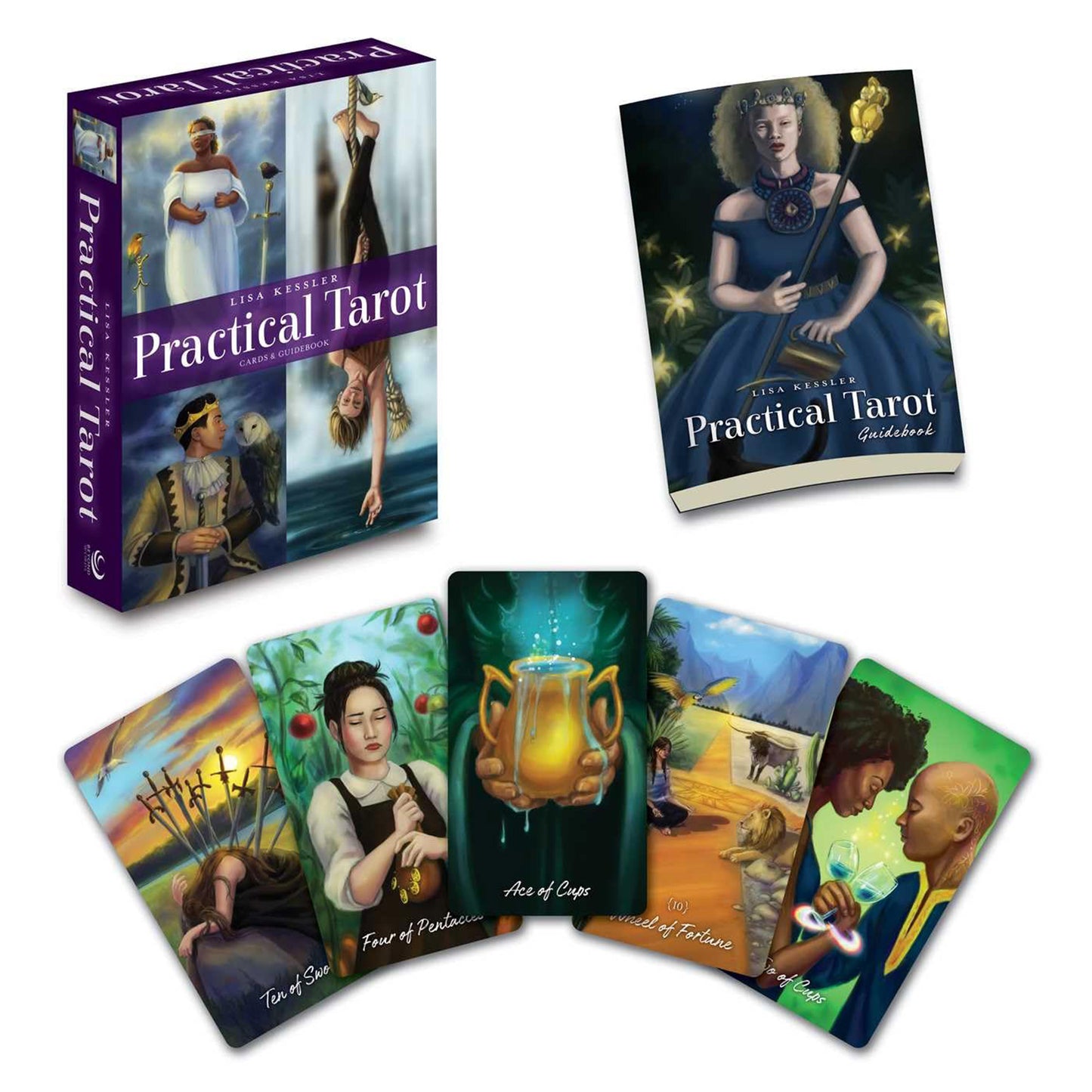 Practical Tarot – 78 Card Tarot Deck & Guidebook for Beginners and Intuitive Readings