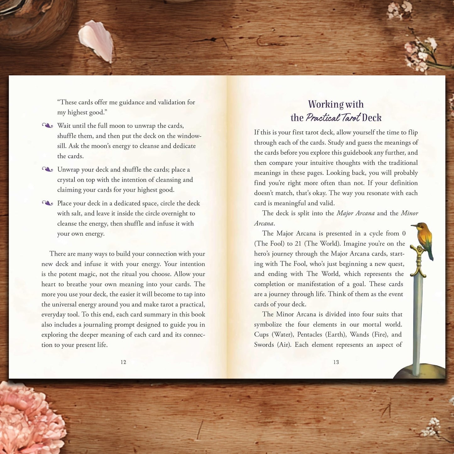 Practical Tarot – 78 Card Tarot Deck & Guidebook for Beginners and Intuitive Readings