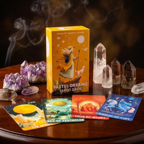 Pastel Dreams Tarot – 78 Card Deck + Guidebook