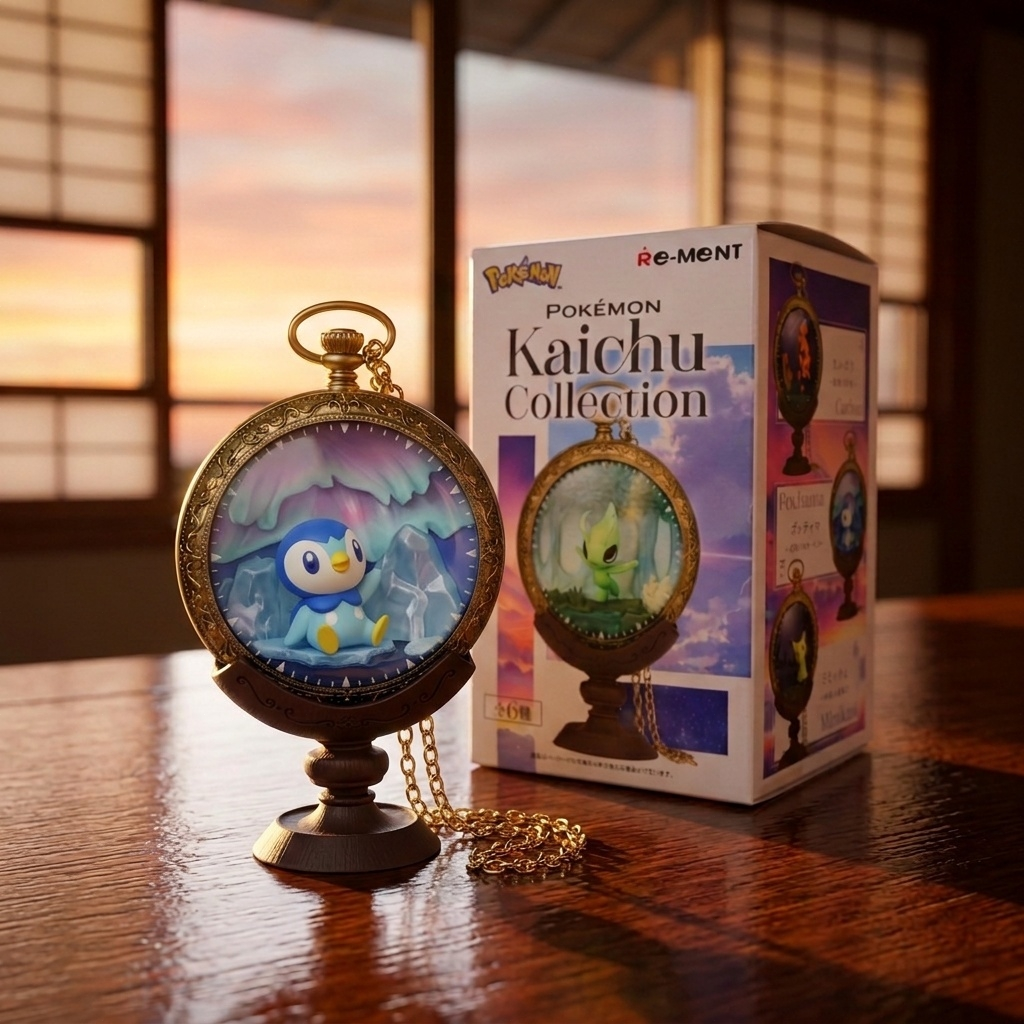 Re-ment Pokemon Kaichu Collection Pocket watch inspired collectibles