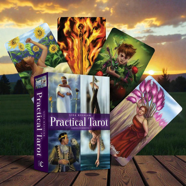 Practical Tarot – 78 Card Tarot Deck & Guidebook for Beginners and Intuitive Readings