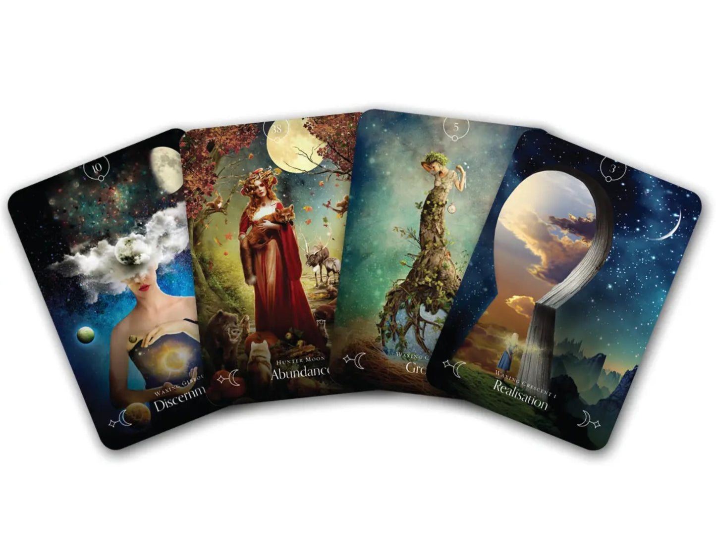 Queen of the Moon Oracle Deck: 44 Oracle Cards and Guidebook