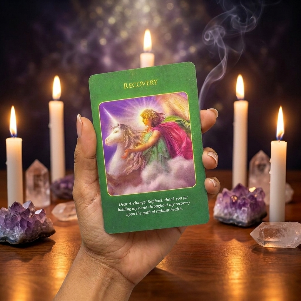 Archangel Raphael Healing Oracle Cards (reprint version)