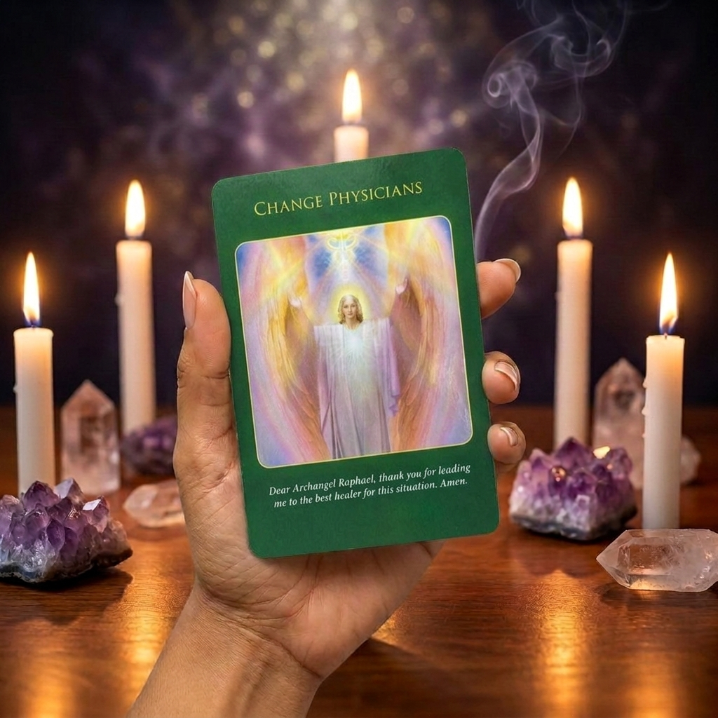 Archangel Raphael Healing Oracle Cards (reprint version)