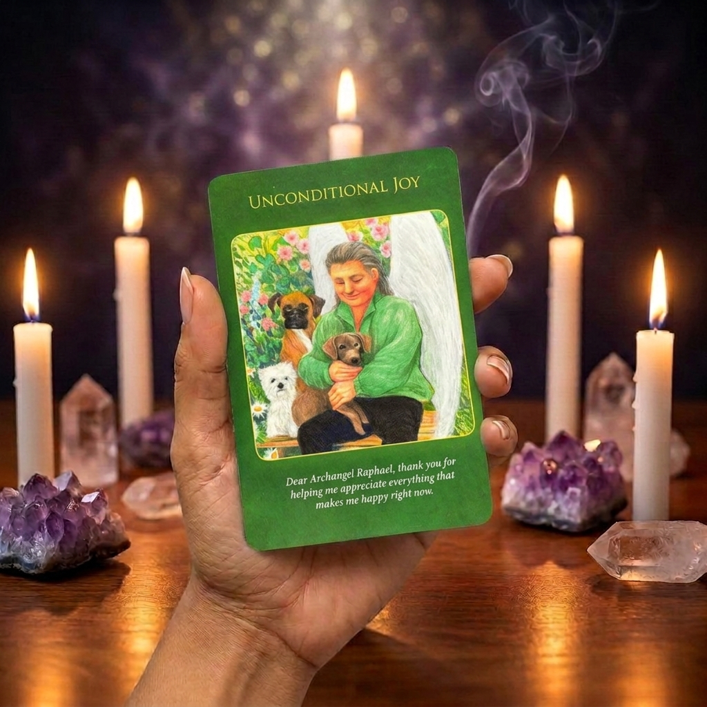 Archangel Raphael Healing Oracle Cards (reprint version)