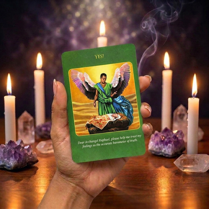Archangel Raphael Healing Oracle Cards (reprint version)