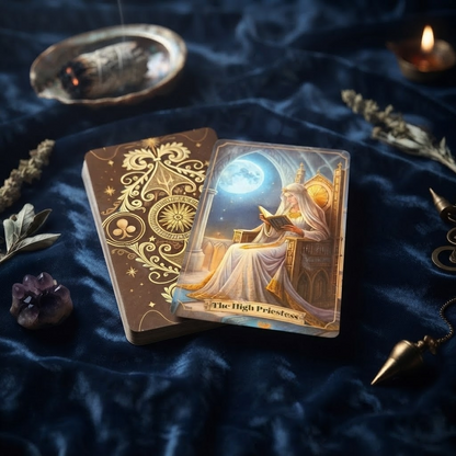 Tarot Renaissance Painting Theme - Deck and Guidebook