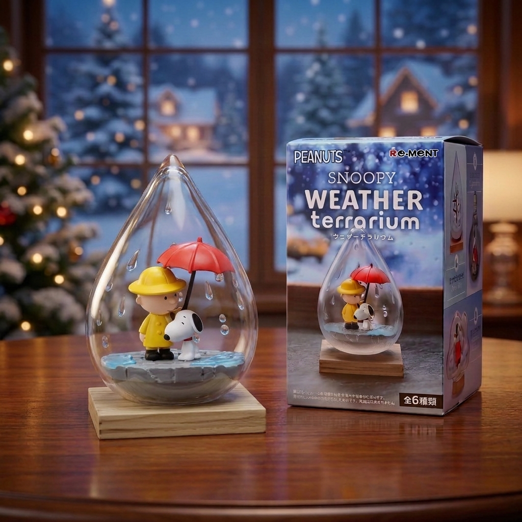 Re-ment SNOOPY WEATHER terrarium collection