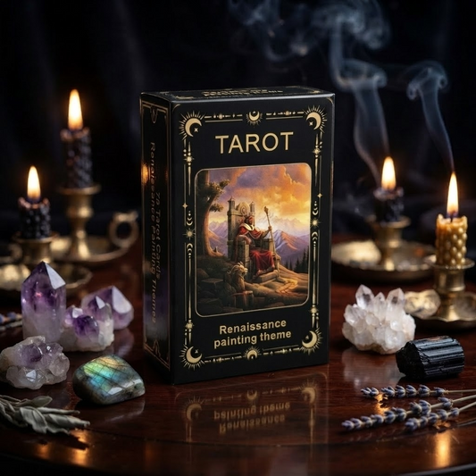 Tarot Renaissance Painting Theme - Deck and Guidebook