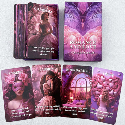 Romance and Love Oracle Cards: 50 Oracle Card Deck, A portal to the mysterious world of love
