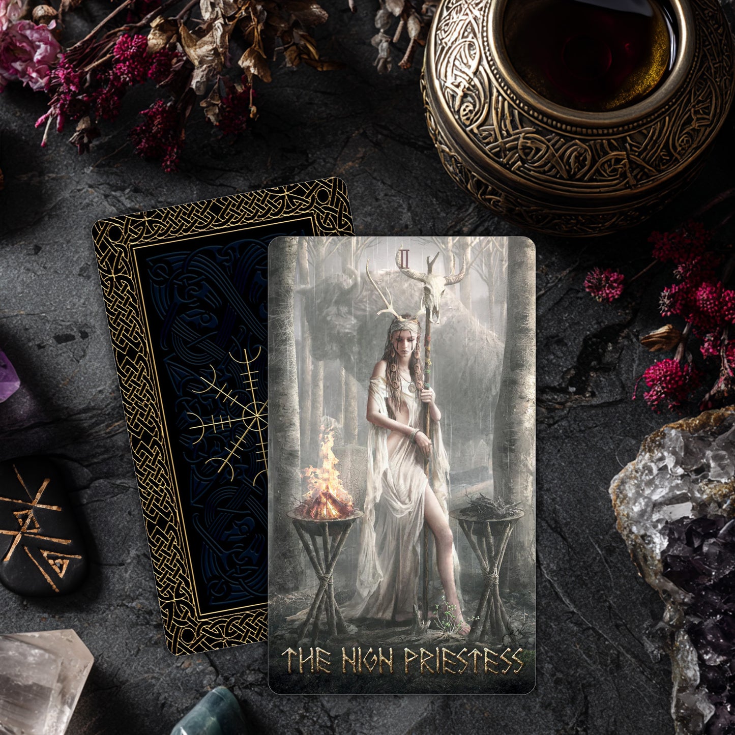 Runic Tarot Deck – Norse Mythology & Rune Wisdom Divination