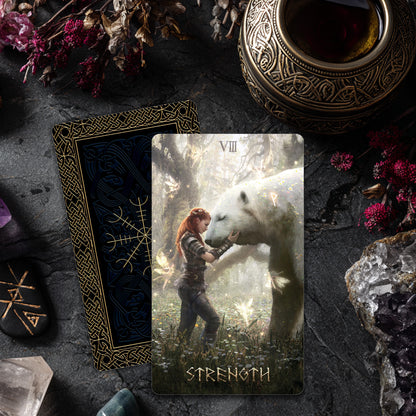 Runic Tarot Deck – Norse Mythology & Rune Wisdom Divination