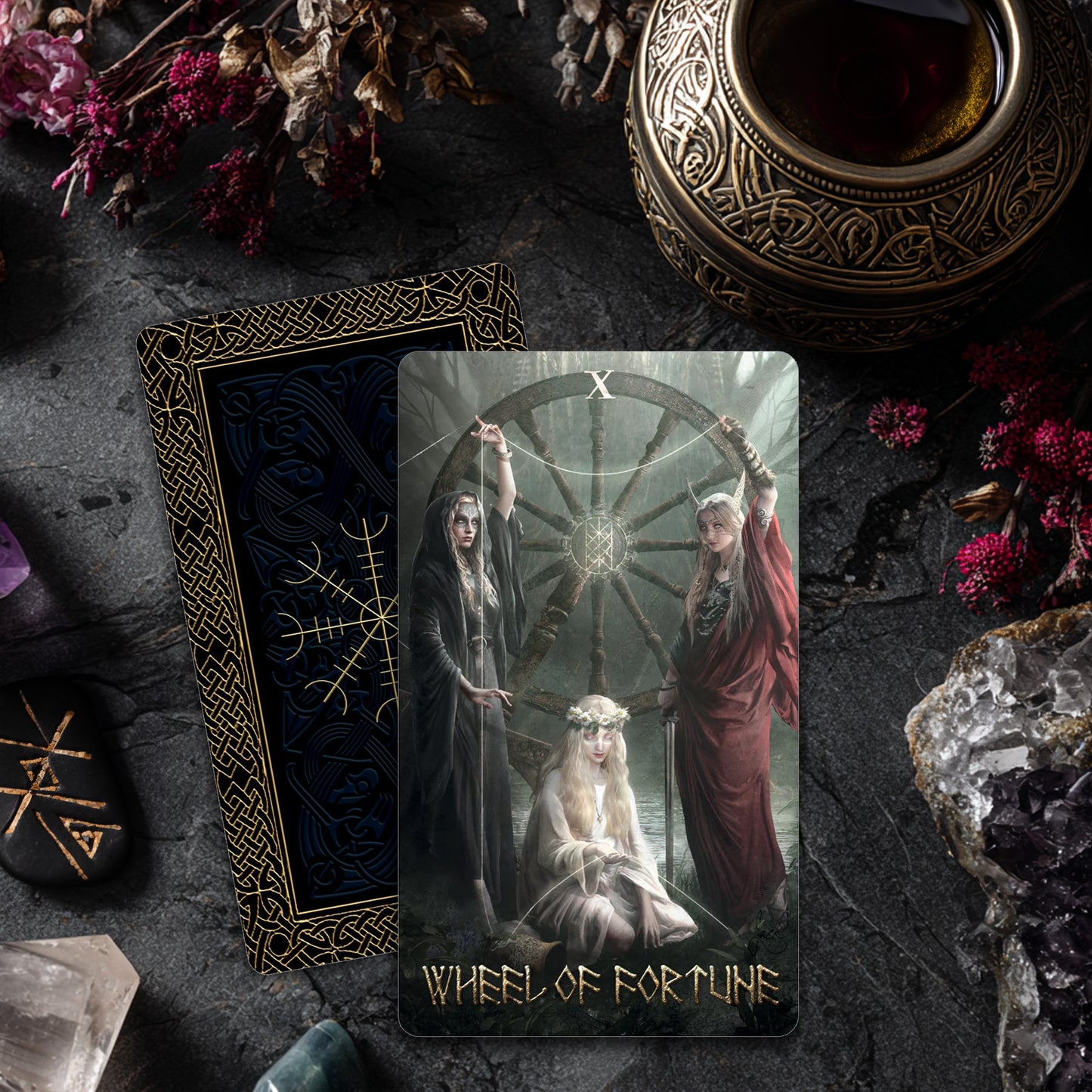 Runic Tarot Deck – Norse Mythology & Rune Wisdom Divination