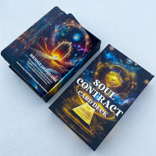Soul Contract Oracle: 56 Card Deck with keywords and  messages