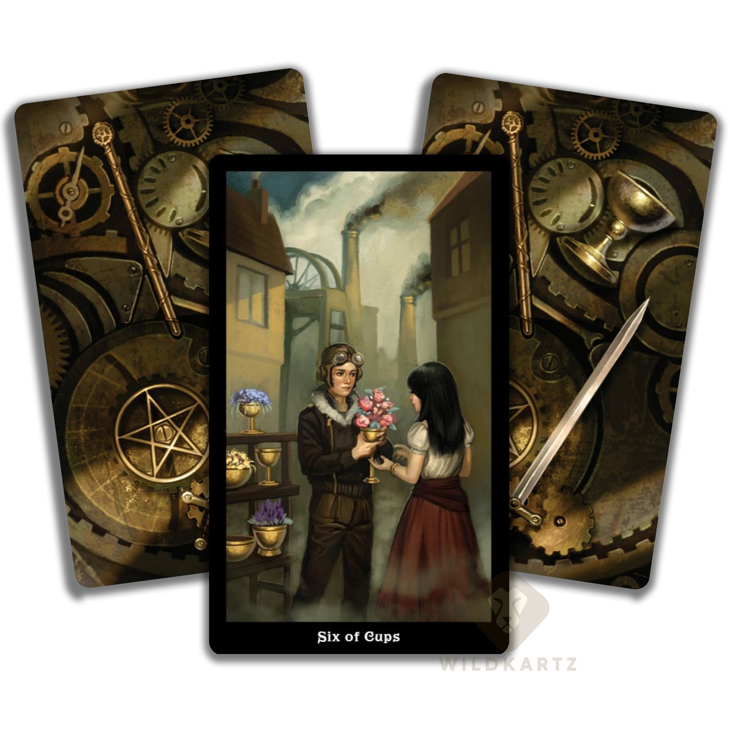 The Steampunk Tarot Deck: 78 Tarot Cards & Guidebook