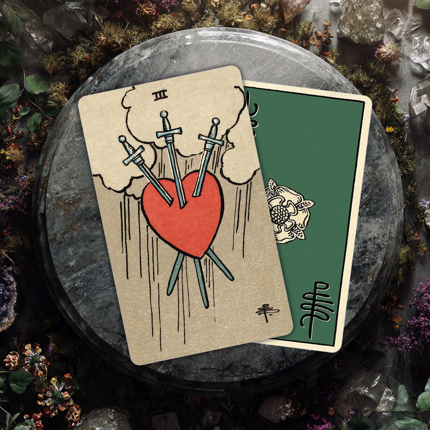 Smith-Waite Tarot Deck Borderless Edition: 78 Tarot Cards & instructions booklet