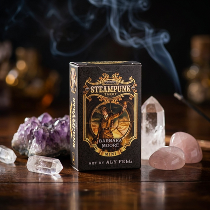The Steampunk Mini Tarot- 78 Mini Card Deck