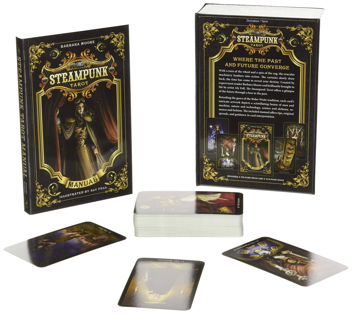 The Steampunk Tarot Deck: 78 Tarot Cards & Guidebook