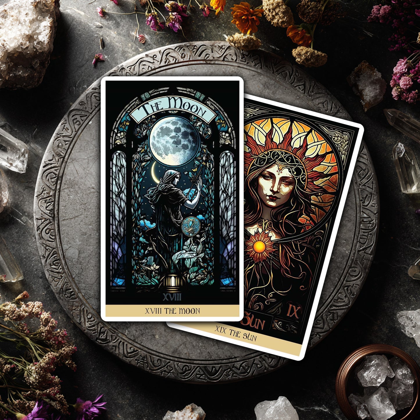 The Stained Glass Tarot: An Illuminated Journey through the Cards