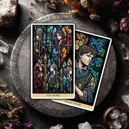 The Stained Glass Tarot: An Illuminated Journey through the Cards